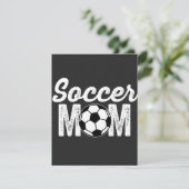 Fußballmutter Dankeskarte (Stehend Vorderseite)