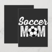 Fußballmutter Dankeskarte (Vorne/Hinten)