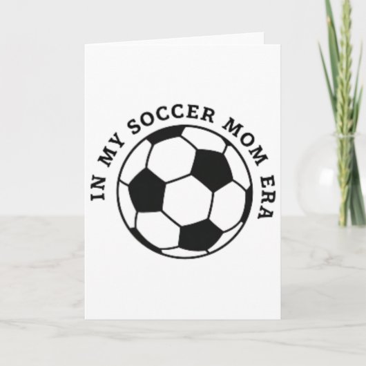 Fußballmutter der Jugend, Mannschaftsmutter Fußbal Karte (Vorderseite)