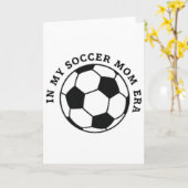 Fußballmutter der Jugend, Mannschaftsmutter Fußbal Karte (Gelbe Blume)
