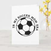 Fußballmutter der Jugend, Mannschaftsmutter Fußbal Karte (Gelbe Blume)