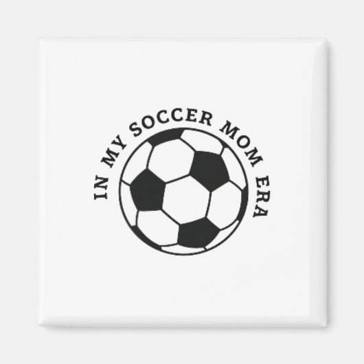 Fußballmutter der Jugend, Mannschaftsmutter Fußbal Magnet (Vorne)