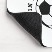 Fußballmutter der Jugend, Mannschaftsmutter Fußbal Mousepad (Ecke)