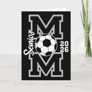Fußballmutter der Oberstufe 2026 Abschluss Frauen Karte