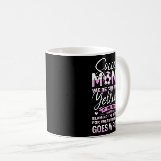 Fußballmutter Gameday Soccer Mama 3 Kaffeetasse (VorderseiteRechts)