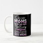 Fußballmutter Gameday Soccer Mama 3 Kaffeetasse (Links)