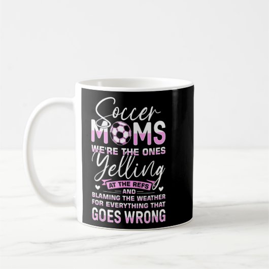 Fußballmutter Gameday Soccer Mama 3 Kaffeetasse (Links)