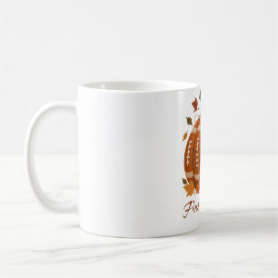 Fußballmutter Herbst-Kürbis-Morgenkaffee Kaffeetasse