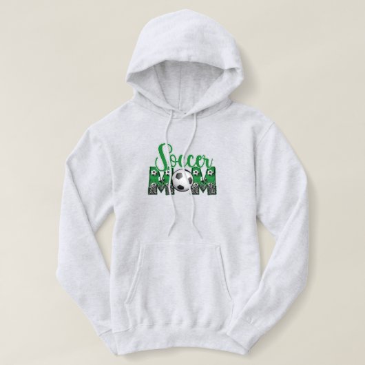 Fußballmutter Hoodie (Design vorne)
