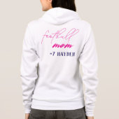 Fußballmutter Hoodie (Rückseite)