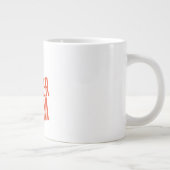 Fußballmutter Jumbo-Tasse (Rechts)