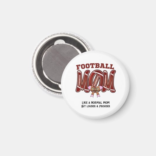 Fußballmutter lustige Spiele Tag Muttertag Magnet (Vorderseite/Rückseite)