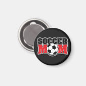 Fußballmutter Magnet (Vorderseite/Rückseite)