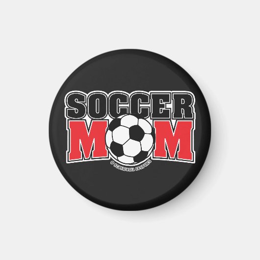 Fußballmutter Magnet (Vorne)