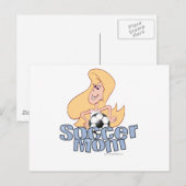 Fußballmutter Postkarte (Vorne/Hinten)