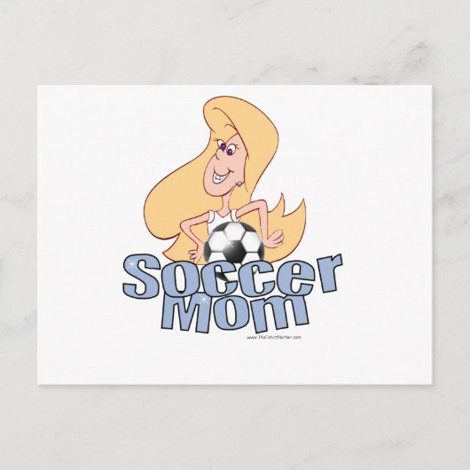 Fußballmutter Postkarte (Vorderseite)