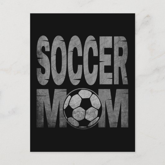 FUSSBALLMUTTER POSTKARTE (Vorderseite)