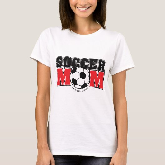 Fußballmutter T-Shirt (Vorderseite)