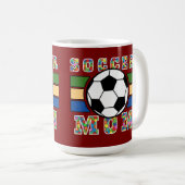 Fußballmutter T-Shirt Kaffeetasse (VorderseiteRechts)