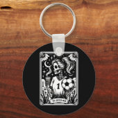 Fußballmutter Tarotkarte _1 Schlüsselanhänger (Vorderseite)