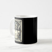 Fußballmutter Tarotkarte _2 Kaffeetasse (Vorderseite Links)