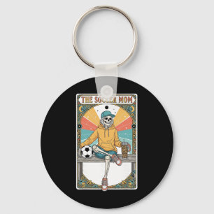 Fußballmutter Tarotkarte Skelett Kaffee Byll Neben Schlüsselanhänger