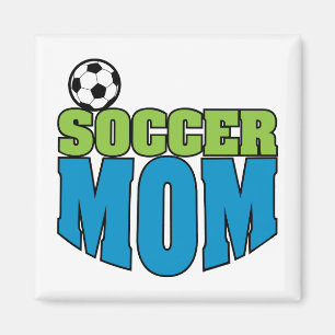 Fußballmutter-Textgrafik Magnet