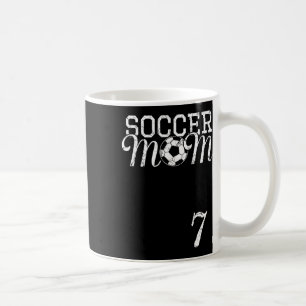 Fußballmutter-Trikot Nummer 7 Lieblingsspieler #7 Kaffeetasse