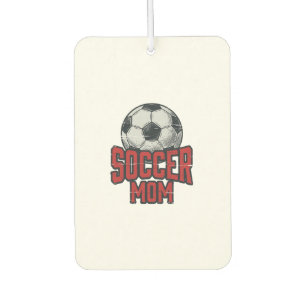 Fußballmutter Vintage Sports-Shirt-Design_ Autolufterfrischer