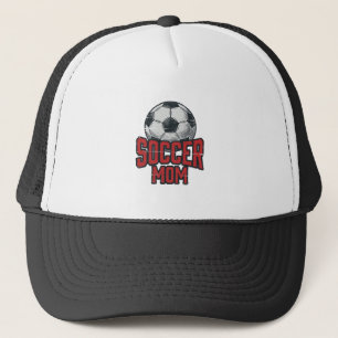 Fußballmutter Vintage Sports-Shirt-Design_ Truckerkappe