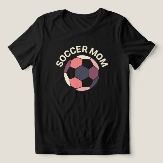 Fußballmutti | Retro-Stil Tri-Blend Shirt (Design Vorderseite)