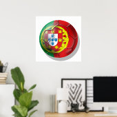 Fußballnationalmannschaft Portugals T-Shirts Poster (Heimbüro)