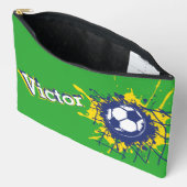 Fußballnetz platsche Jungen nennen Bleistiftkoffer Zubehörtasche (Offen)