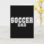 Fußballpapa karte (Gelbe Blume)