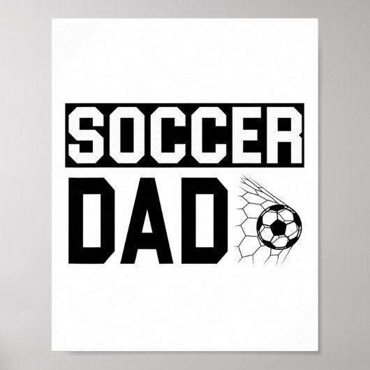 Fußballpapa Poster (Vorne)