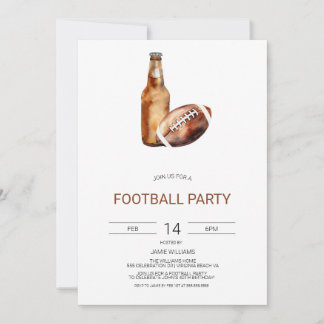 Fußballparty-Einladung, Die große Spieleinladung Einladung