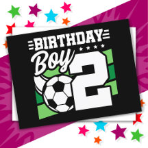 Fußballparty für 2-jährige Jungen zum 2. Geburtsta