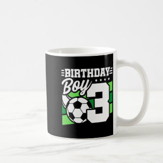 Fußballparty für 3-Jährige, 3. Geburtstag Junge  Kaffeetasse