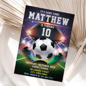 Fußballparty Geburtstag Einladung