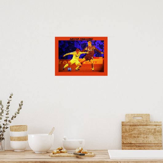 Fußballplakat Poster (Küche)