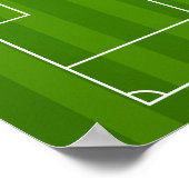 Fußballplakat Poster (Ecke)
