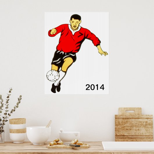 Fußballplakat Poster (Küche)