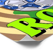 Fußballplakat Poster (Ecke)