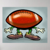 Fußballplakat Poster (Vorne)