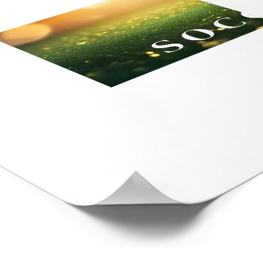 Fußballplakat Poster (Ecke)