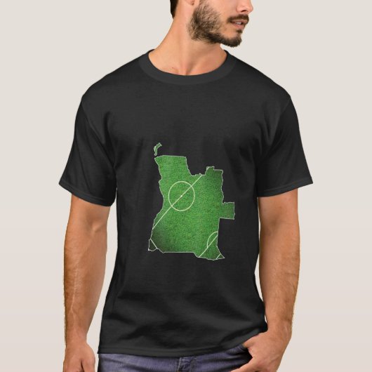 Fußballplatz Angola T-Shirt (Vorderseite)