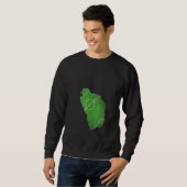 Fußballplatz Dominica Sweatshirt (Vorne ganz)