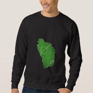 Fußballplatz Dominica Sweatshirt