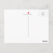 Fußballplatz-Fußball Postkarte (Rückseite)