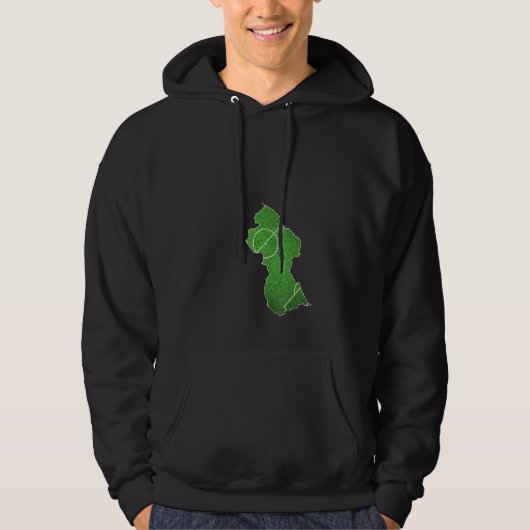 Fußballplatz Guyana Hoodie (Vorderseite)